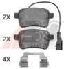 A.B.S. 37775 OE Brake Pad Set, disc brake